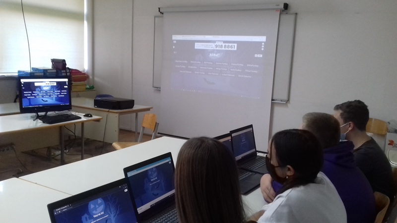 eTwinning projekt Let's Explore the World of Technology - online susret